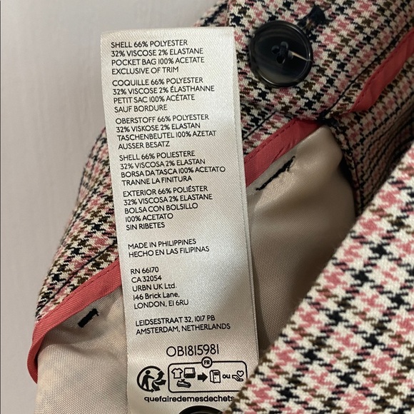 Maeve By Anthropologie The Avery Pleated Wide-Leg Trousers Plaid Edition - Picture 16 of 16